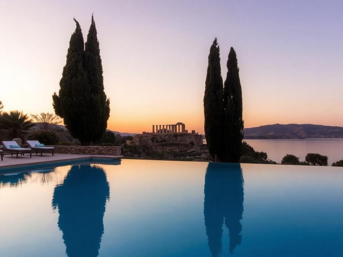Villa Romaine — Piscine